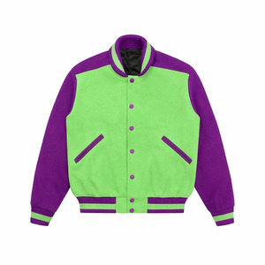 Custom Latest Designs <b>Long</b> Sleeve Baseball Varsity <b>Jacket</b> <b>Men</b> Plain Blank Varsity Letterman <b>Jackets</b> Top Sale Fresh Material - Product Image 4