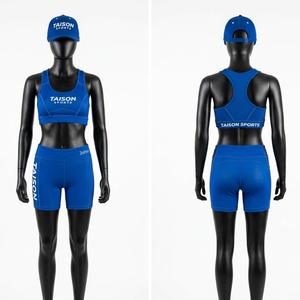 Premium 260 GSM polyester spandex BJJ bra and shorts set orange black panel design heat transfer custom logo - Product Image 5