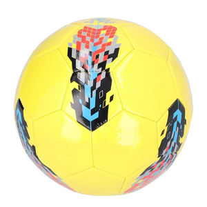 Ballon de football en PU léger et écologique, imprimé multicolore, cousu à la main, logo personnalisé, taille 5, unisexe, adultes, intérieur/extérieur - Product Image 1