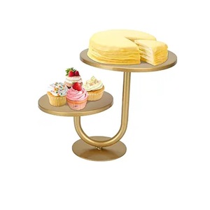 Soporte de Metal Dorado para Tartas, Soportes para Cupcakes, Juego de Exhibición para Mesa de Postres para Bodas, Fiestas, Cumpleaños, Eventos, Aniversarios, Celebraciones - Product Image 6