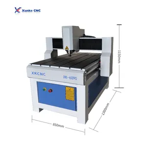 Xunke fabrika kaynağı 6090 fabrika fiyat ajan cnc 4 eksenli cnc router makine