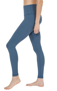 Leggings de Cintura Alta, Color Sólido, Tejido Sin Costuras, Elásticos, Transpirables, Estilo Básico para Mujer, Aptos para Todas las Temporadas - Product Image 5