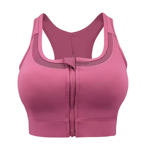 Sujetador deportivo de yoga 2026 de talla grande con logo frontal, de alta sujeción, ligero, transpirable y de secado rápido para mujer, el más vendido para gimnasio y fitness. - Product Image 6