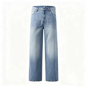 Jeans cargo pour hommes OEM, denim délavé, pour les détaillants de mode américains, prix d'usine, fournisseur en gros - Product Image 1