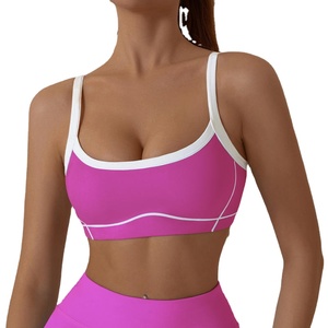Sujetador deportivo de yoga para mujer con copas, camiseta deportiva con tirantes, tops, ropa de gimnasio, camiseta para correr, ropa deportiva, chaleco de entrenamiento, ropa activa - Product Image 1