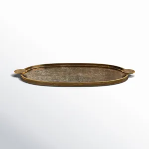 Plateau de présentation de fruits de luxe fait main pour une table de dîner haut de gamme, emballage cadeau premium, céramique durable, style américain - Product Image 1