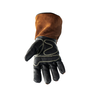 Guantes de Soldadura de Cuero Premium para Exteriores, Resistentes al Calor, Forrados de Algodón, Ecológicos, Transpirables, Protección Contra Metal Fundido - Product Image 6