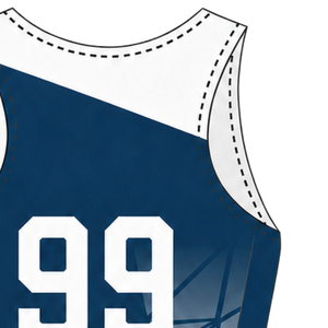 Maillot de compétition de rowing bleu marine et rouge pour homme, sans manches, uniforme de performance, singlet de course, personnalisable, vente en gros pour équipes sportives - Product Image 5