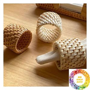Anneaux de serviette en rotin naturel, fourniture directe d'usine pour les distributeurs, les projets hôteliers, la décoration de mariage et les magasins de détail - Product Image 6