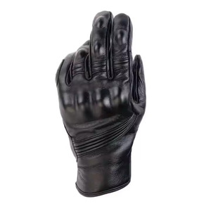 Leather <b>Touch</b> Screen Full Finger Racing <b>Gloves</b> for Motorbike Cycling Hiking & Climbing-Waterproof Outdoor Sports Men's <b>Gloves</b> - Product Image 3