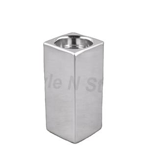 เชิงเทียนสำหรับตกแต่งเชิงเทียนตั้งพื้นสีเงิน - Product Image 1