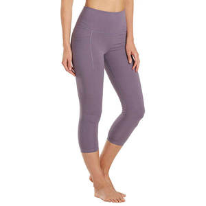 Leggings de yoga capri pour femmes, taille haute, confortables, extensibles, doux comme du beurre, grandes tailles, avec poches, impression personnalisée - Product Image 4