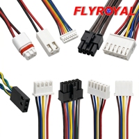 Rangkaian Kabel Konektor JST SH PH XH Molex 0.8 1.0 1.25 1.5 2.0 2.54mm Pitch 2 3 4 40 Pin, Perakitan Kabel Kustom