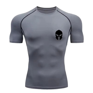 <b>Men</b> Rash Guard <b>Compression</b> <b>Shirts</b> <b>for</b> <b>Men</b> Gym Workout Running T <b>shirt</b> Summer Athletic Quick Dry Tees Tops Short Sleeve - Product Image 2