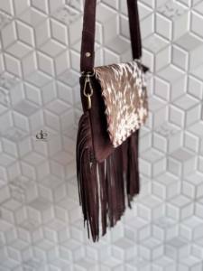 Bolso de piel de vaca auténtica de estilo occidental, bolso con flecos de nuevo diseñador, gran oferta, bolso de mano, bolso bohemio con flecos, bolso de mujer - Product Image 2