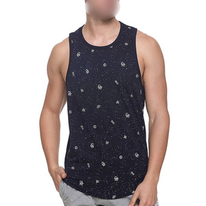 เสื้อกล้ามออกกำลังกายผู้ชายระบายอากาศได้ดี พิมพ์โลโก้ตามสั่ง ราคาดีที่สุด สำหรับเล่นกีฬา ฟิตเนส เพาะกาย และออกกำลังกาย - Product Image 1