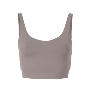 Soutien-gorge de sport pour femme en Spandex de haute qualité, respirant, anti-humidité, à maintien élevé, avec logo frontal et bretelles réglables, idéal pour le yoga - Product Image 1