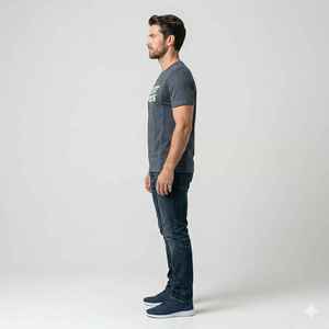 Nouveauté : T-shirt homme à manches courtes, tendance, nouvelle qualité, polyester et coton, avec livraison et expédition. - Product Image 3