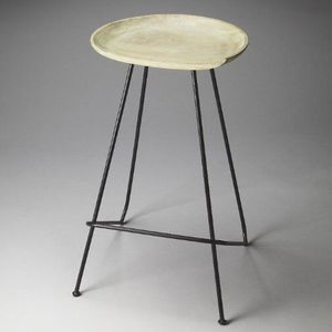 Taburete Metálico Industrial de Diseño con Acabado Elegante y Construcción de Acero Resistente para Espacios Interiores Modernos - Product Image 4