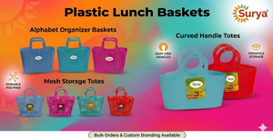 Plastic Lunch Basket Green Plain Solid Lunch <b>Box</b> for <b>Camping</b> Picnic School #shoppingbasketsplastic - Product Image 4