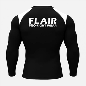 Professional Men's Breathable Anti-UV Heavyweight <b>Mock</b> <b>Neck</b> Full Compression Rash Guard - Product Image 2