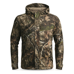 Chaqueta de caza personalizada de alta calidad para hombre y mujer, conjunto de chaqueta de caza silenciosa de forro polar, tela softshell 100% poliéster, unisex. - Product Image 4