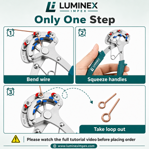 LUMINEX IMPEX LUB=113 <b>Long</b> <b>Nose</b> Stainless Steel Lightweight Smooth Work Jewelry Making Polishing Pliers for Bracelet Making DIY - Product Image 4