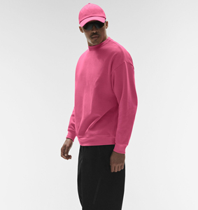 Wholesale <b>Men's</b> Crew Neck Sweatshirt Plain Cotton <b>Pullover</b> Custom Logo Fashion Apparel - Product Image 3