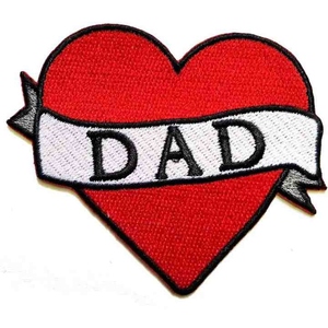 Private Embroidered Chenille <b>Badge</b> Flag Patch Heart/Alphabet Shapes Rubber Back Eco-Friendly Iron-On Fabric Hook Loop Closure - Product Image 5