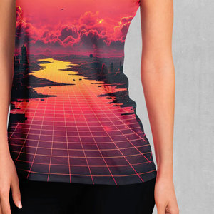 Camisetas Deportivas Sublimadas para Mujer, Ropa de Gimnasio, para Correr, Camiseta Deportiva Blanca Lisa con Espalda Descubierta - Product Image 5