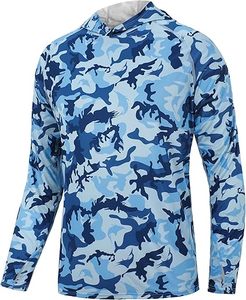 Chemise de chasse unisexe à manches courtes et à capuche, camouflage, respirante, séchage rapide, antibactérienne, en coton, pour l'été - Product Image 5