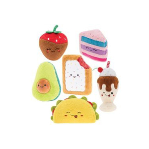 Juego de peluches de comida, aguacate, pastel de fresa, taco, batido, animales de peluche suaves para niños, regalo de cumpleaños unisex, 11CM-30CM - Product Image 1