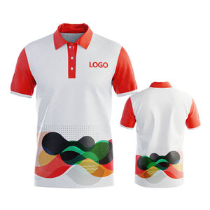 Polo Sublimado para Hombre, Manga Corta, con Botones, para Golf, con Logotipo Bordado Personalizado - Product Image 6