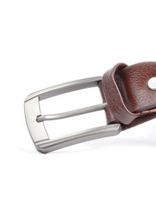 Ceintures tressées en cuir véritable de haute qualité pour hommes 2026 – Nouvelle ceinture décontractée marron personnalisée pour hommes, motif tressé, vente en gros, marque OEM - Product Image 3