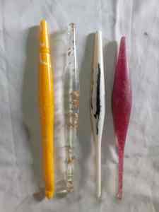 Agujas de Tejer de Resina Pulida Hechas a Mano, Último Diseño, Ganchos de Crochet con Soporte - Product Image 4