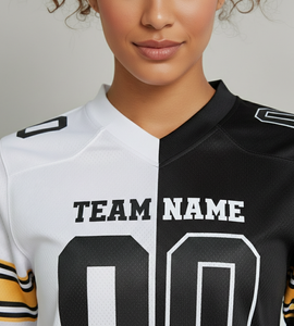 Maillot de football américain personnalisé en tissu premium, style streetwear, avec logo, maille courte, pour unisexe, couleurs personnalisables - Product Image 5