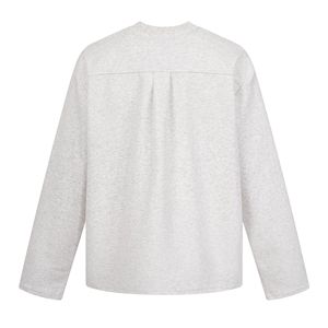 Men's Knitted <b>Henley</b> Pullover Regular Fit Button Up Collar Casual <b>Long</b> <b>Sleeve</b> Solid Color Autumn Wear - Product Image 2