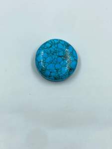 Pierre naturelle bleue, pierre de bijoux ronde classique, 20 mm, 23,90 CTS, fabrication de bijoux sur mesure à prix de gros - Product Image 4