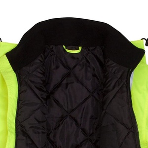 New Arrival Custom Embroidery Men Safety Jacket Waterproof CE Certified <b>Hi</b> Visibility Workwear Factory Sale Safety Jacket - Product Image 4