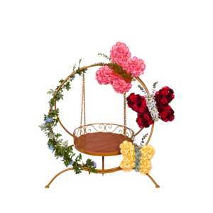 ขาตั้งดอกไม้ประดิษฐ์แกนปัตตี 2 ฟุต AFF-Ganpatistand-01 - Product Image 1