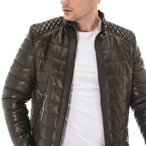 Veste en cuir unique pour homme, à capuche, coupe-vent, imperméable, respirante, protection contre le froid, confortable, chaude, sensation premium, authentique - Product Image 6