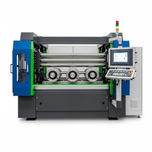 Machine de pliage de rouleaux CNC industrielle, plieuse hydraulique de tôles, machine de pliage automatique de tôles en forme de cylindre ou de cône - Product Image 1