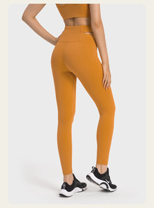 2026 Waist Full Length Solid Color <b>Knitted</b> <b>Leggings</b> With Cross Front Design Stretchy Spandex Nylon Material For Women All Season - Product Image 2