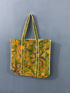 Sac fourre-tout en coton personnalisé pour femmes, motif vintage, multicolore, fermeture éclair durable, sac tendance, léger, sacs d'hiver et d'été - Product Image 4