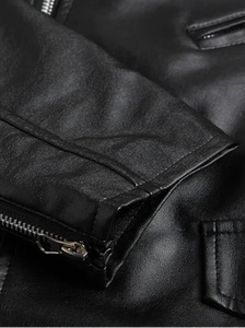 Gilet d'hiver pour homme en polyester orné de strass, style motard punk, coupe ajustée, sans manches - Product Image 6