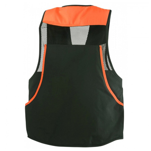 Chaleco de Caza Premium Encerado, Impermeable, Transpirable, de Tejido Softshell Ligero, Color Naranja Fluorescente, para Verano, para Hombre - Product Image 2