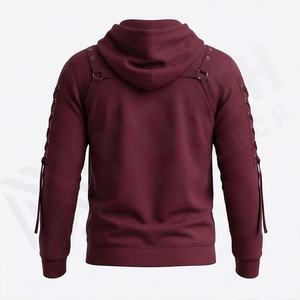 Sweat-shirts en polaire respirants et écologiques pour hommes, très demandés pour l'hiver, coupe confortable, sur mesure, streetwear premium. - Product Image 2