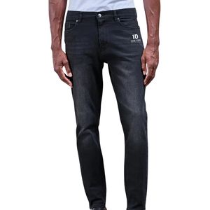 Slim Fit Denim Jeans Classic Casual Trousers Comfortable Cotton Pants for Everyday Streetwear Travel Outdoor Activities and Life - Product Image 1