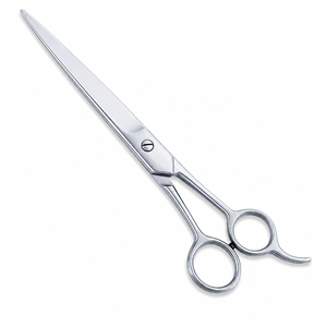 Silver Barber Scissors Professional Hair Cutting Scissors Stainless Steel Salon <b>Shears</b> - Product Image 4