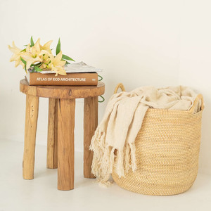 Natural <b>Rattan</b> <b>Storage</b> Basket With Handle, Convenient and Multi-Functional for Use in the Kitchen or Home, Vietnam - Product Image 4